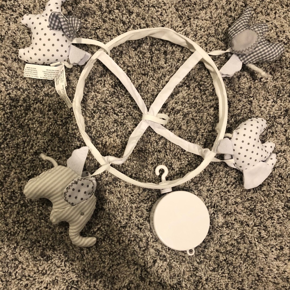 Pottery barn elephant mobile